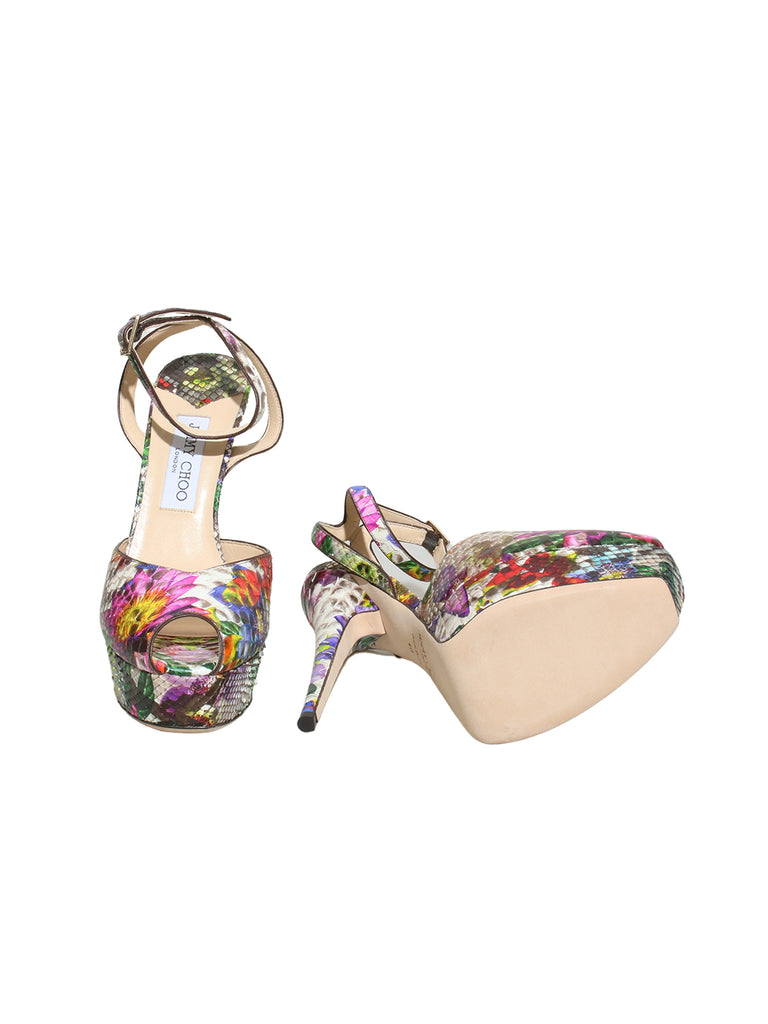Jimmy Choo Snakeskin Sandals
