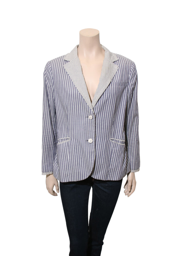 Rag & Bone Stripe Cotton Blazer