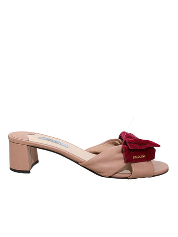 Prada Bow Sandals
