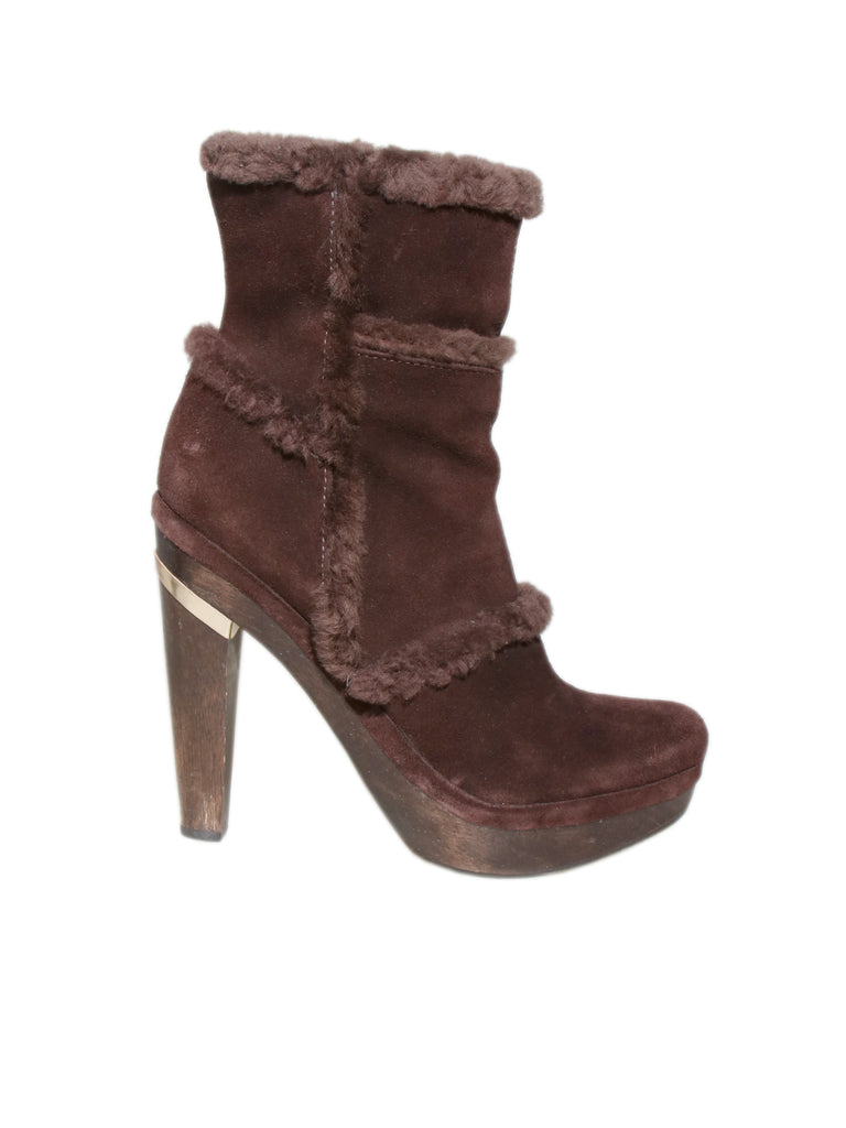 DVF Suede Booties
