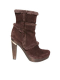 DVF Suede Booties