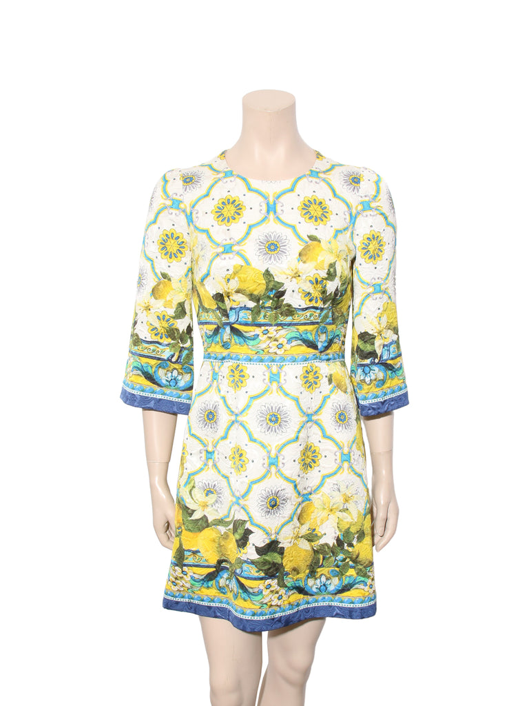 Dolce & Gabbana Majolica Print Dress