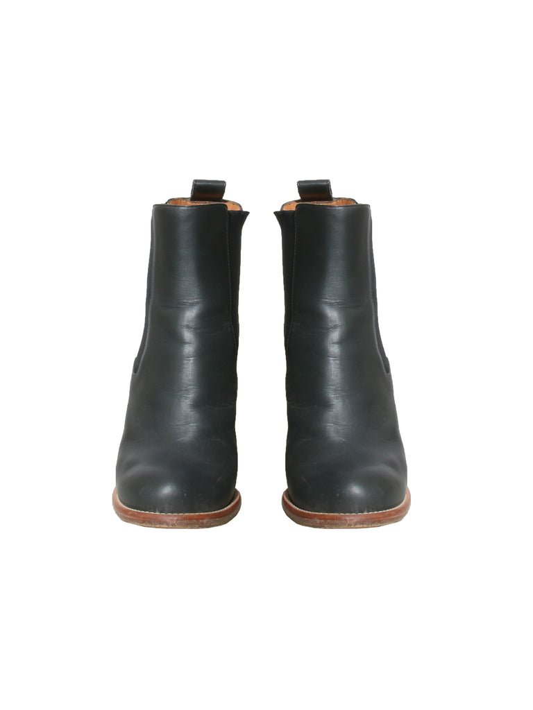 Leather Chelsea Booties