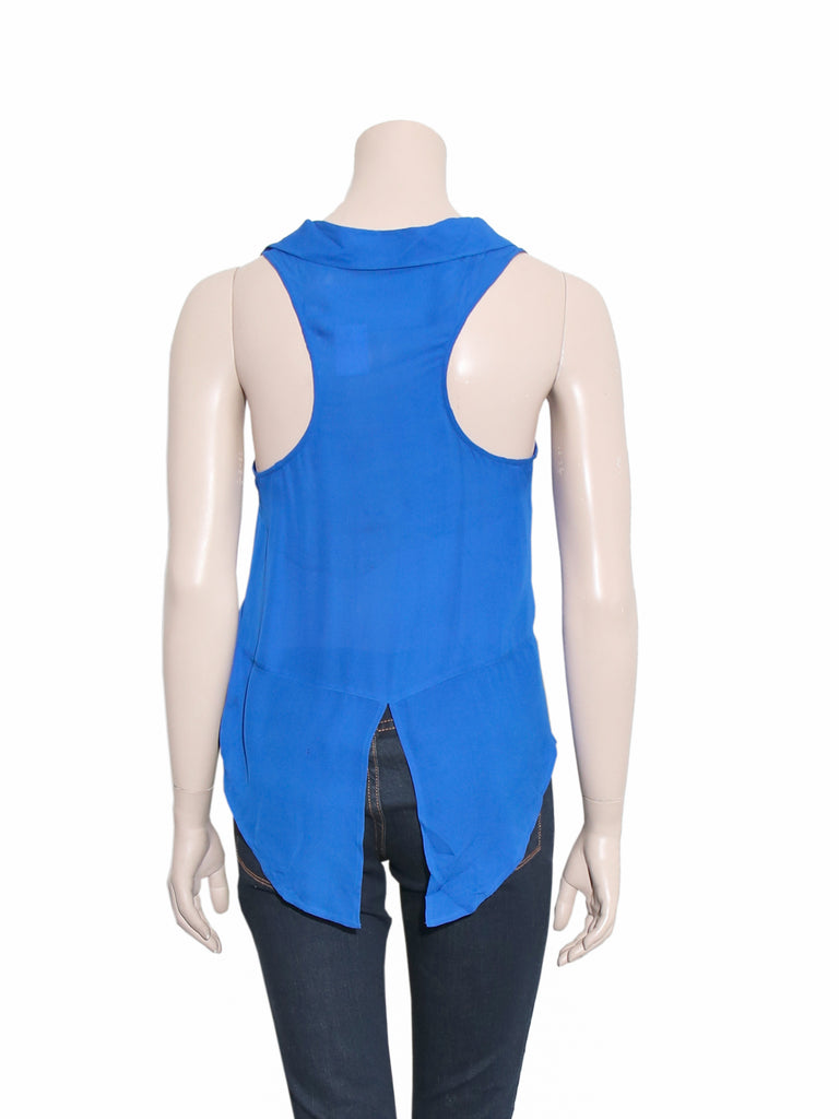 Chelsea Flower Silk Sleeveless Blouse