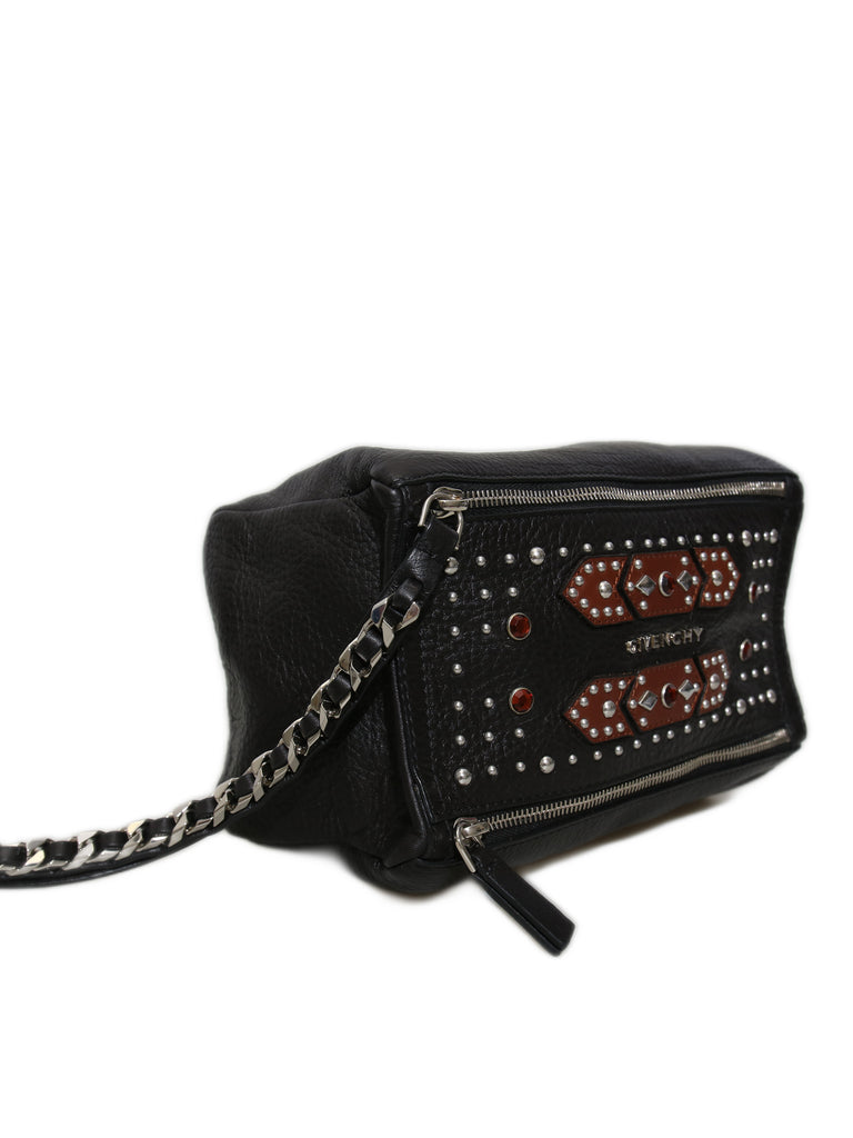 Givenchy Leather Studded Clutch Bag