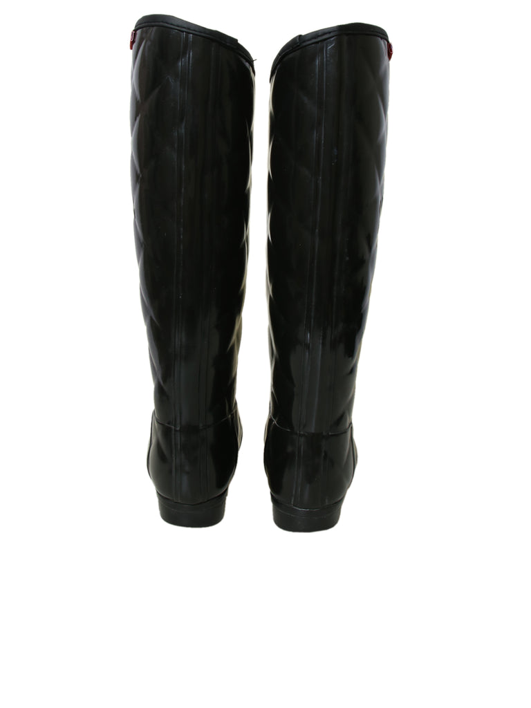 Hunter Quilted Rubber Rain Boots