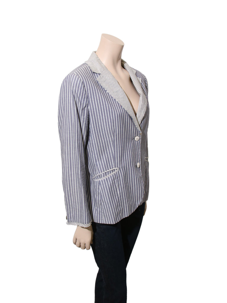 Rag & Bone Stripe Cotton Blazer
