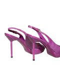 YSL Eel Skin Slingback Sandals