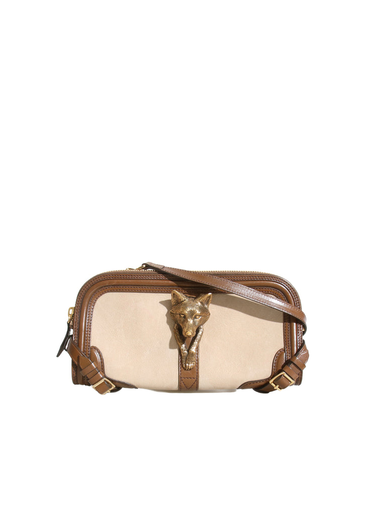 Burberry Nubuck Alma Fox Clutch