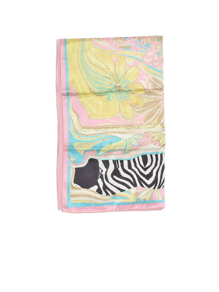 Roberto Cavalli Printed Silk Scarf