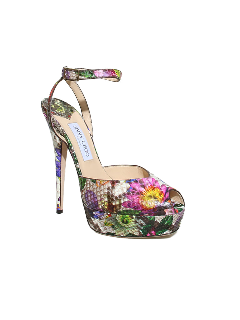 Jimmy Choo Snakeskin Sandals