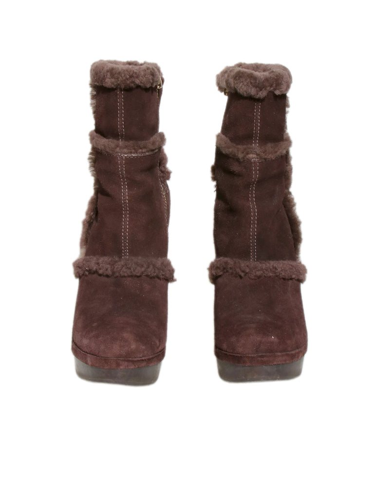 DVF Suede Booties