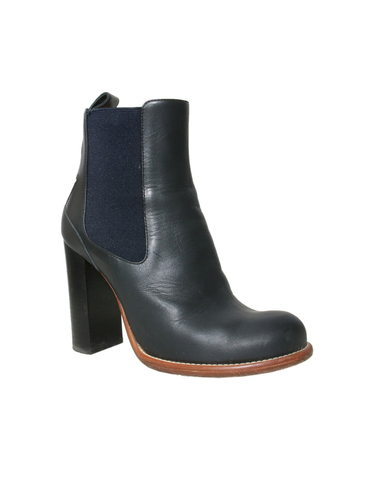 Leather Chelsea Booties