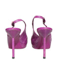 YSL Eel Skin Slingback Sandals