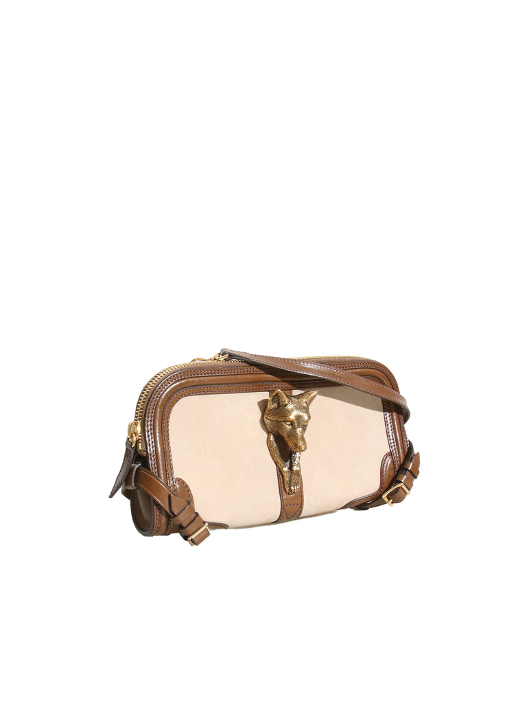 Burberry Nubuck Alma Fox Clutch