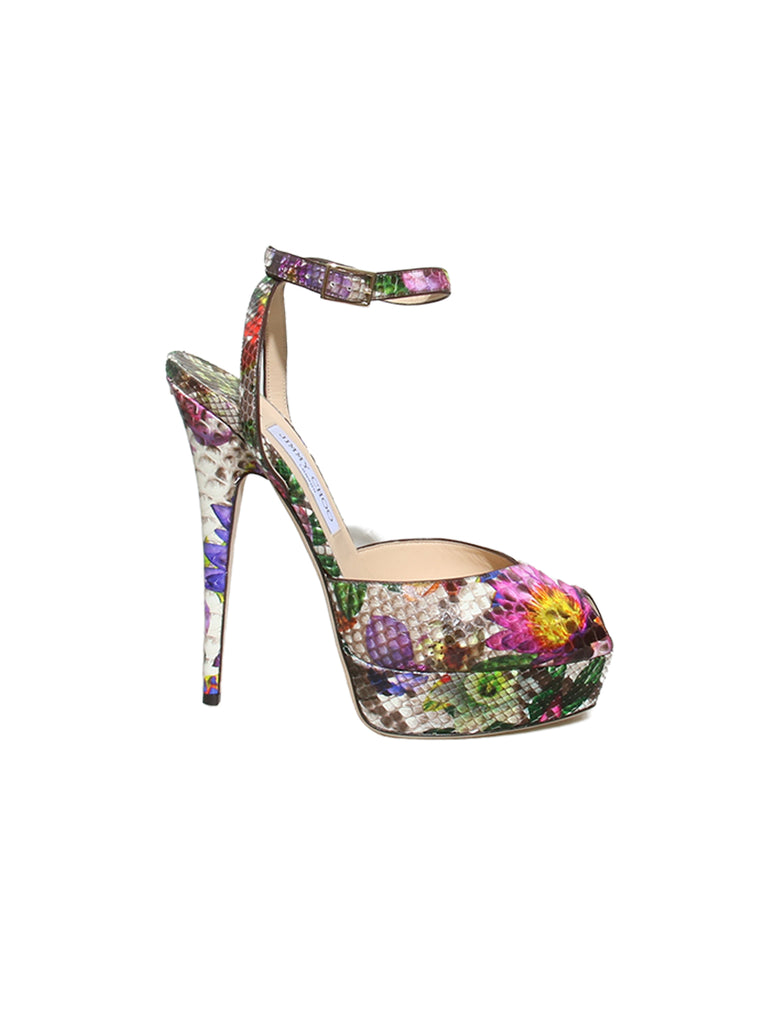 Jimmy Choo Snakeskin Sandals