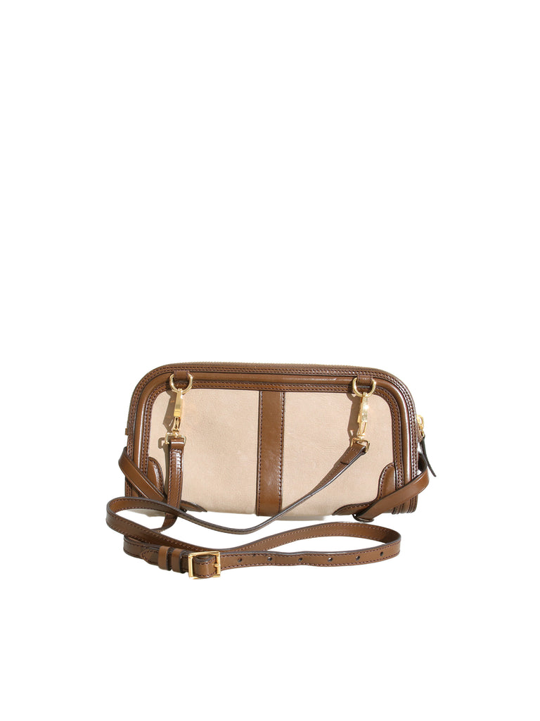Burberry Nubuck Alma Fox Clutch