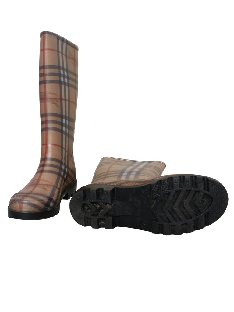 Burberry Haymarket Check Rainboots
