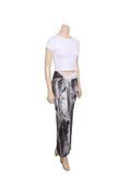 Helmut Lang Printed Draped Maxi Skirt