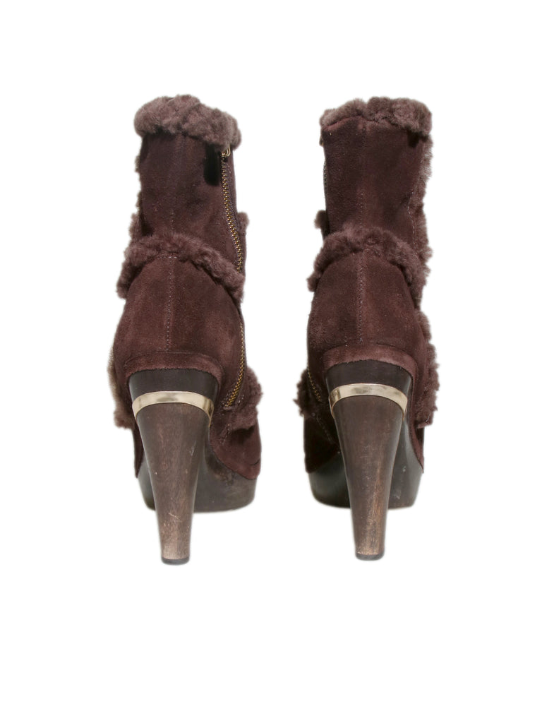 DVF Suede Booties