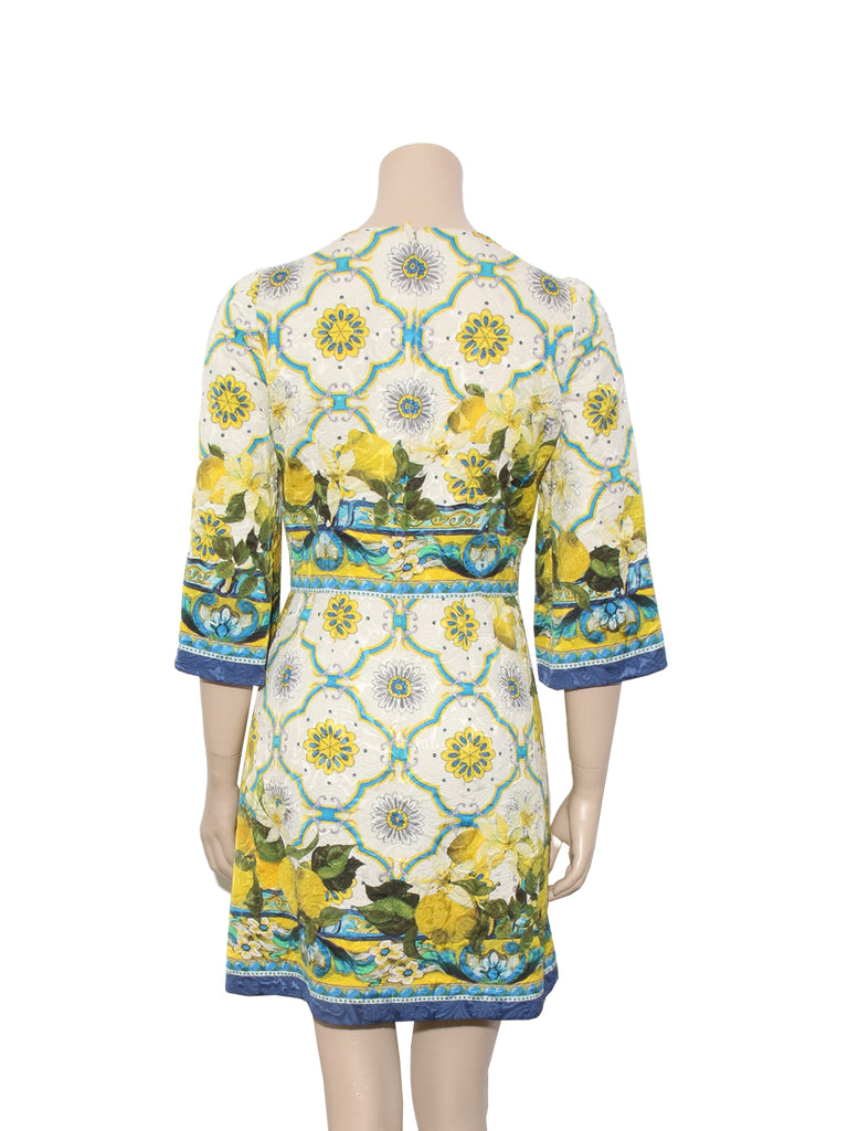 Dolce & Gabbana Majolica Print Dress