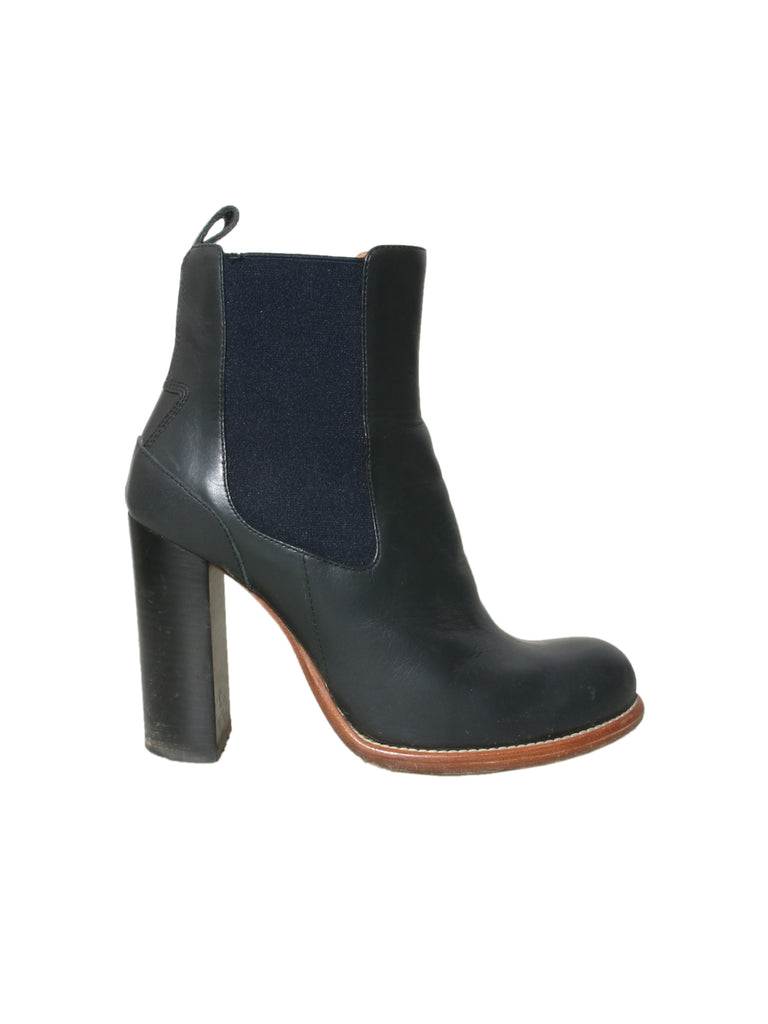 Leather Chelsea Booties