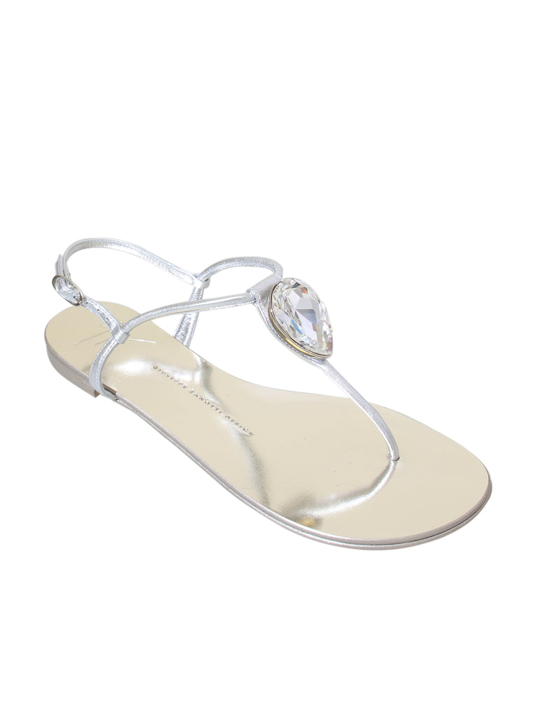 Giuseppe Zanotti Rock 10 Infradito Embellished T-Strap Sandals