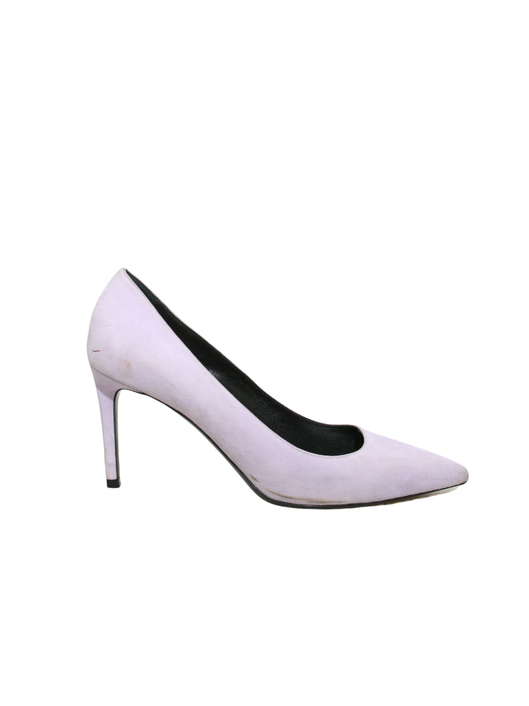 Saint Laurent Suede Pointed Pumps