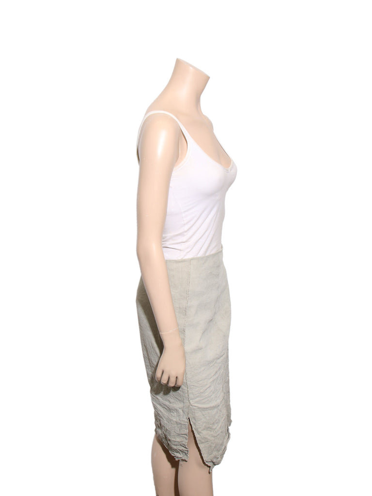 Donna Karen Crinkle Pencil Skirt