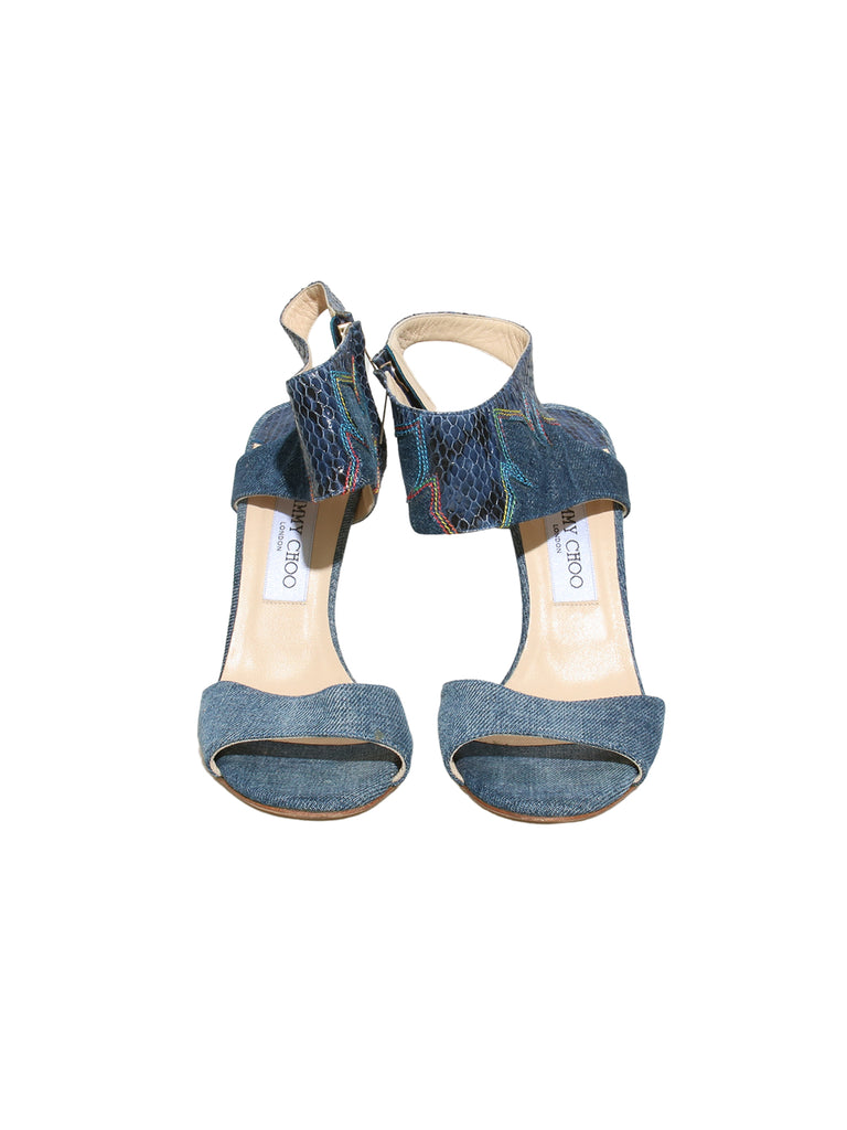 Jimmy Choo Denim Sandals