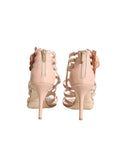 Jimmy Choo Leather Cage Sandals