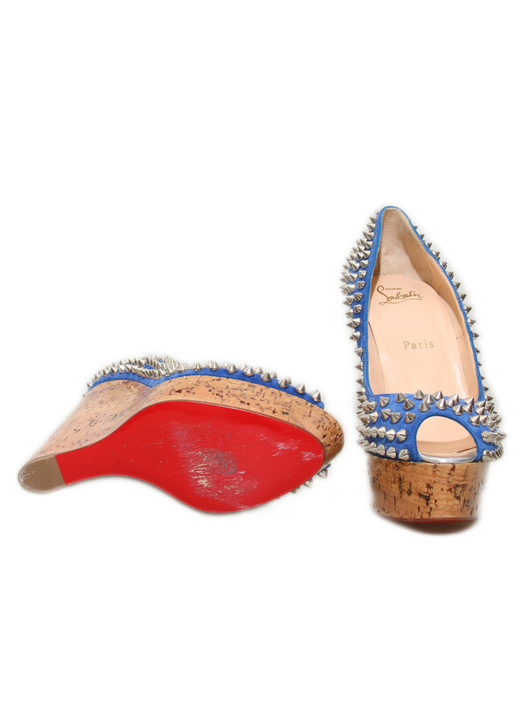 Christian Louboutin Studded Wedges