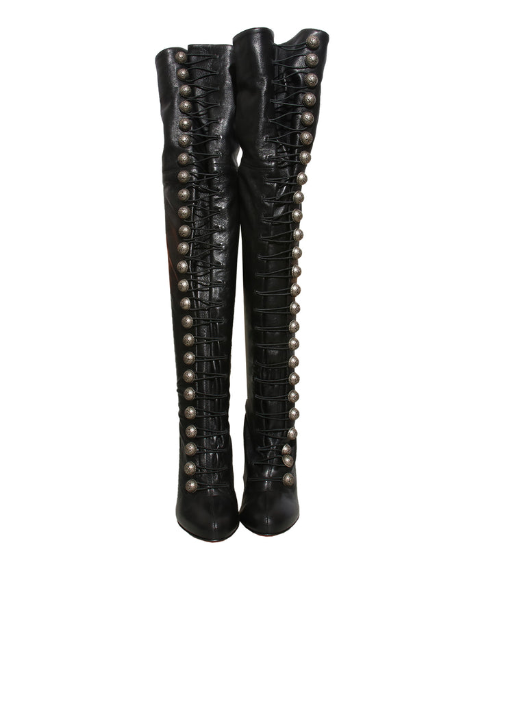 Ronfifi Supra 100 Leather Thigh-High Boots