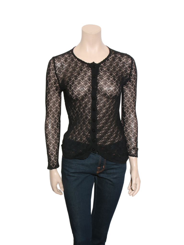 Knit Button-Down Cardigan