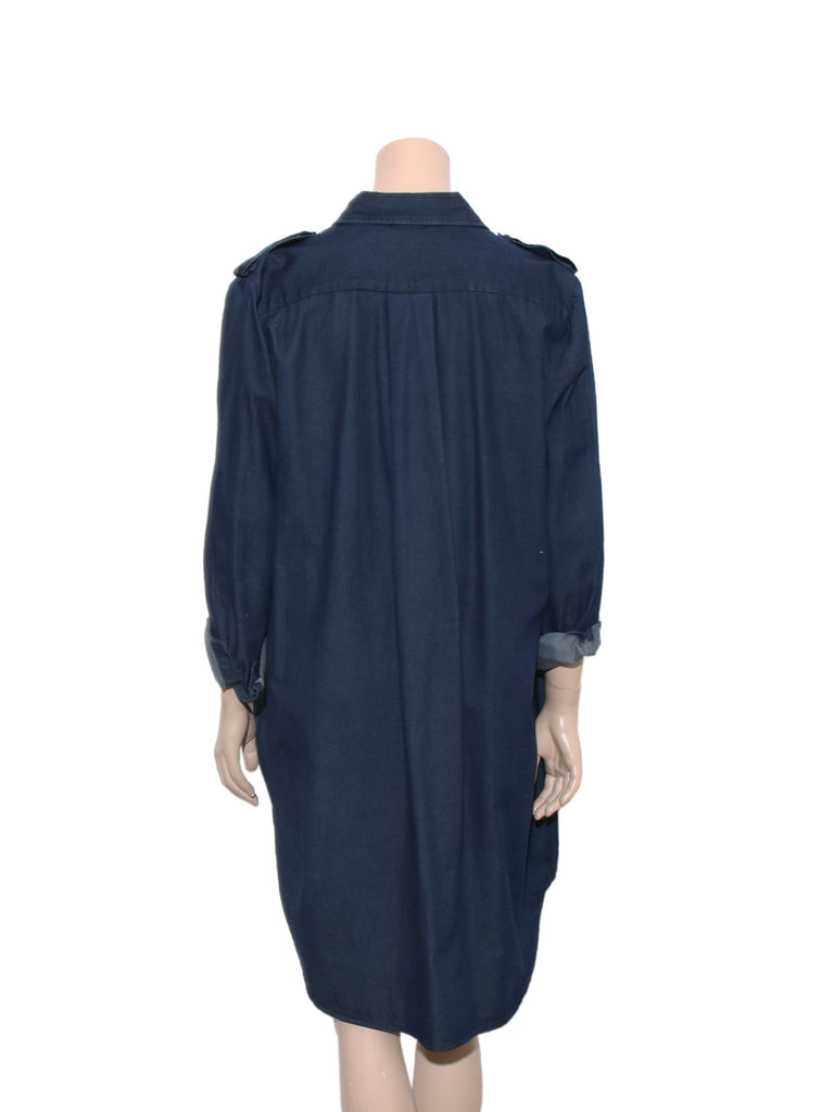 Lanvin Acne Denim Shirt Dress
