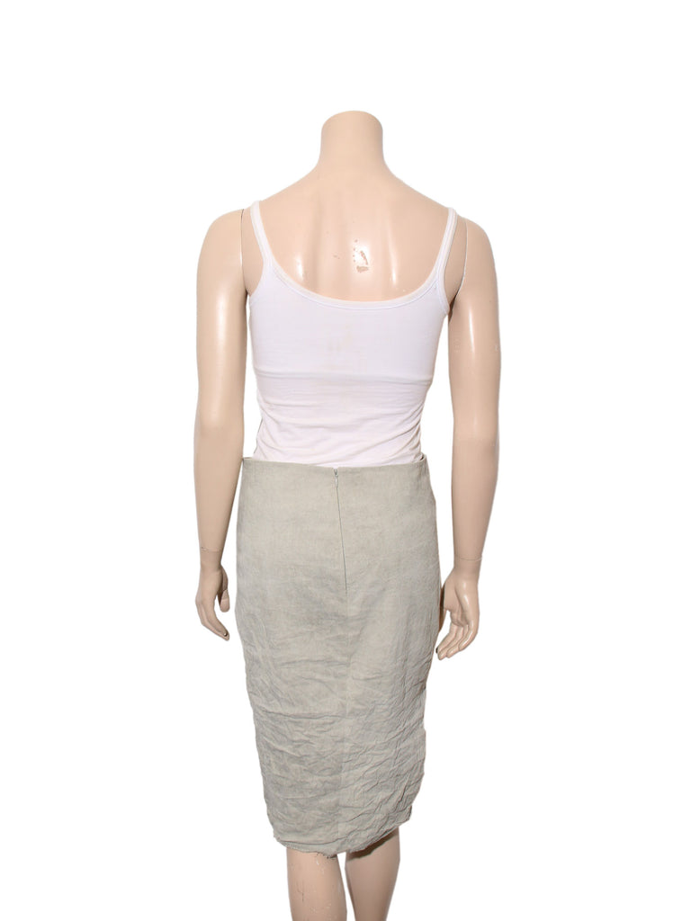 Donna Karen Crinkle Pencil Skirt