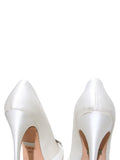 Badgley Mischka Satin Embellished Pumps