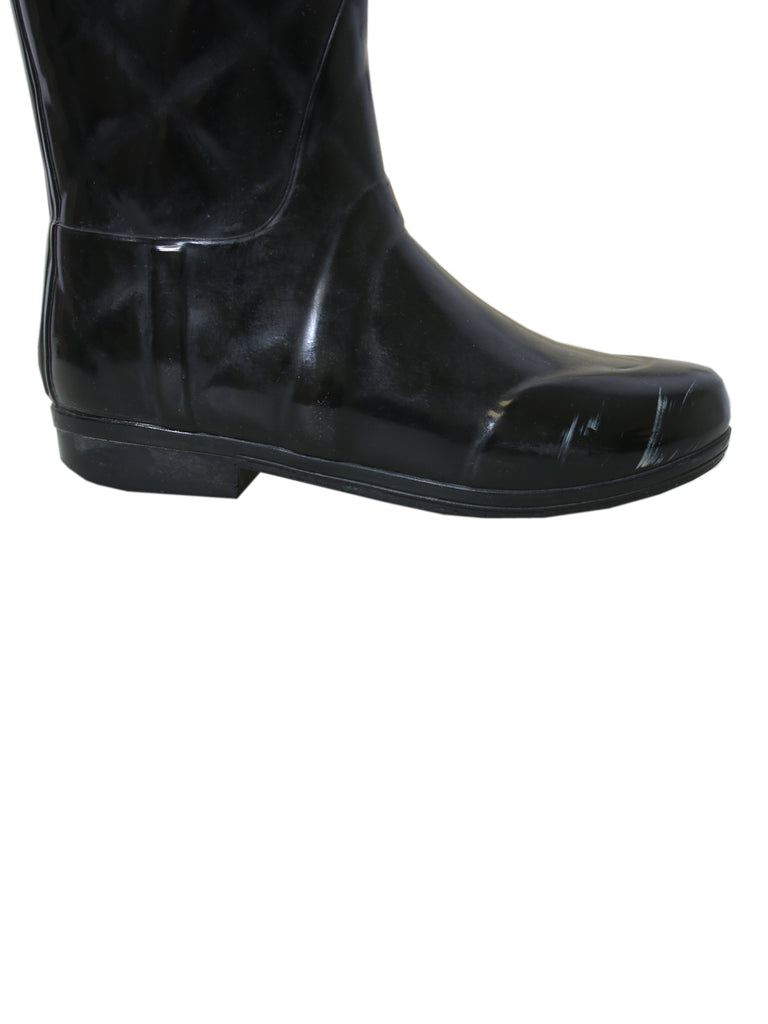 Hunter Quilted Rubber Rain Boots