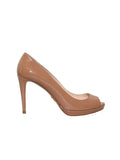 Prada Patent Peep-Toe Heels