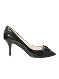 Salvatore Patent Leather Peep-Toe Pumps
