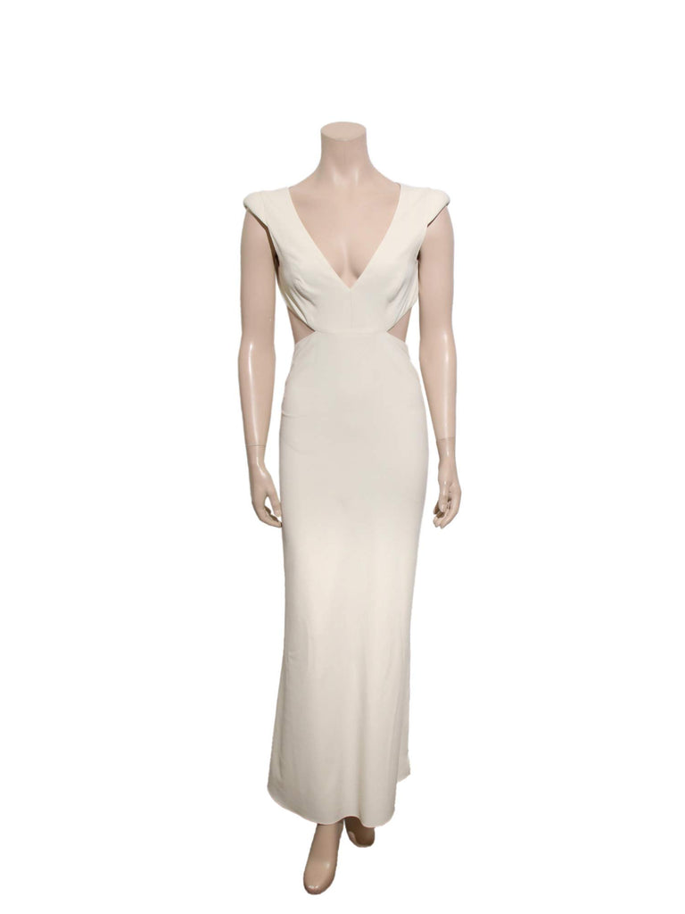 Halston Heritage Cut-Out Gown