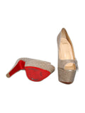 Christian Louboutin Peep-Toe Pumps