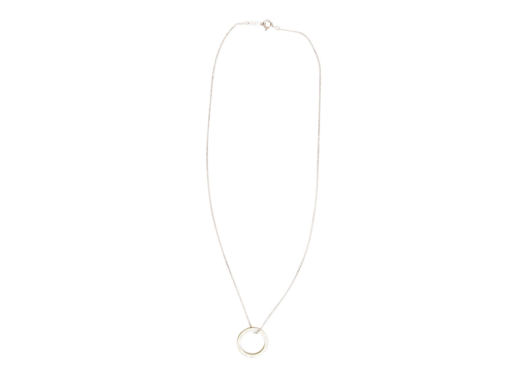 1987 Circle Pendant Necklace