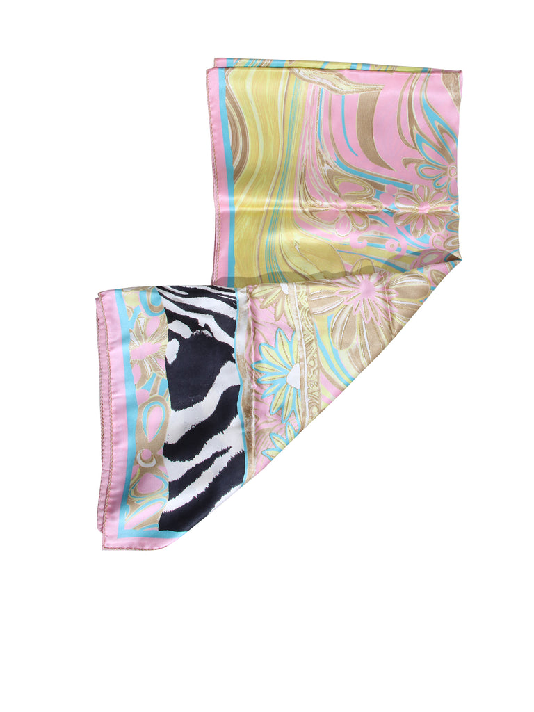Roberto Cavalli Printed Silk Scarf