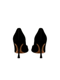 Dolce & Gabbana Satin Peep-Toe Pumps