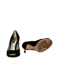 Dolce & Gabbana Satin Peep-Toe Pumps