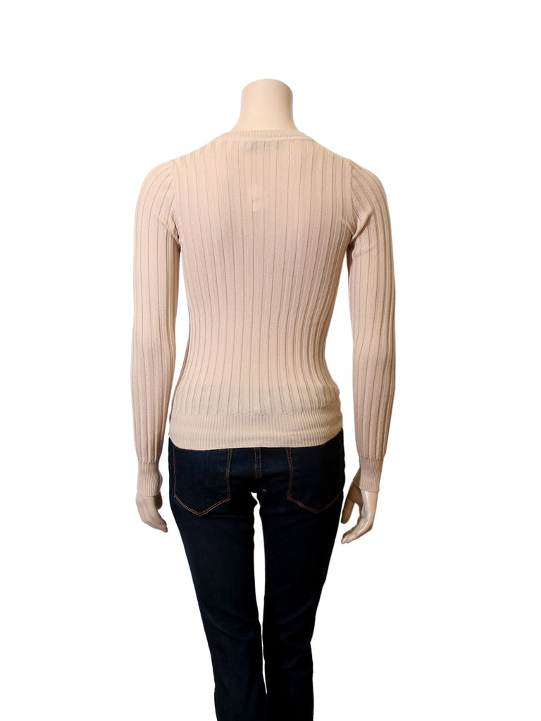 Dolce & Gabbana Silk and Cashmere Ribbed Cardigan