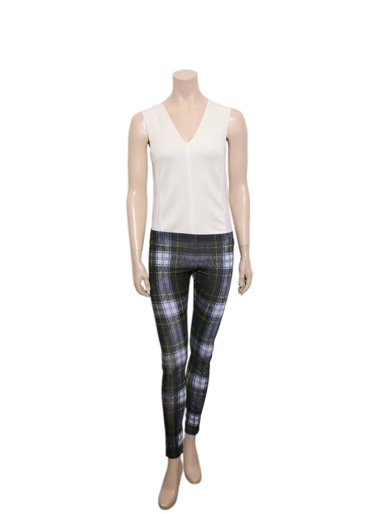 Alexander McQueen Plaid Leggings
