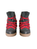 Lace-Up Concealed Wedge Boots