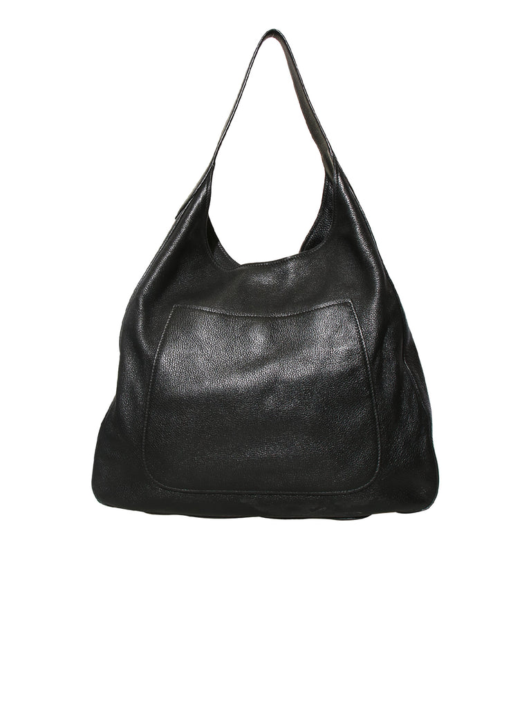 Prada Cervo Pocket Leather Hobo Bag
